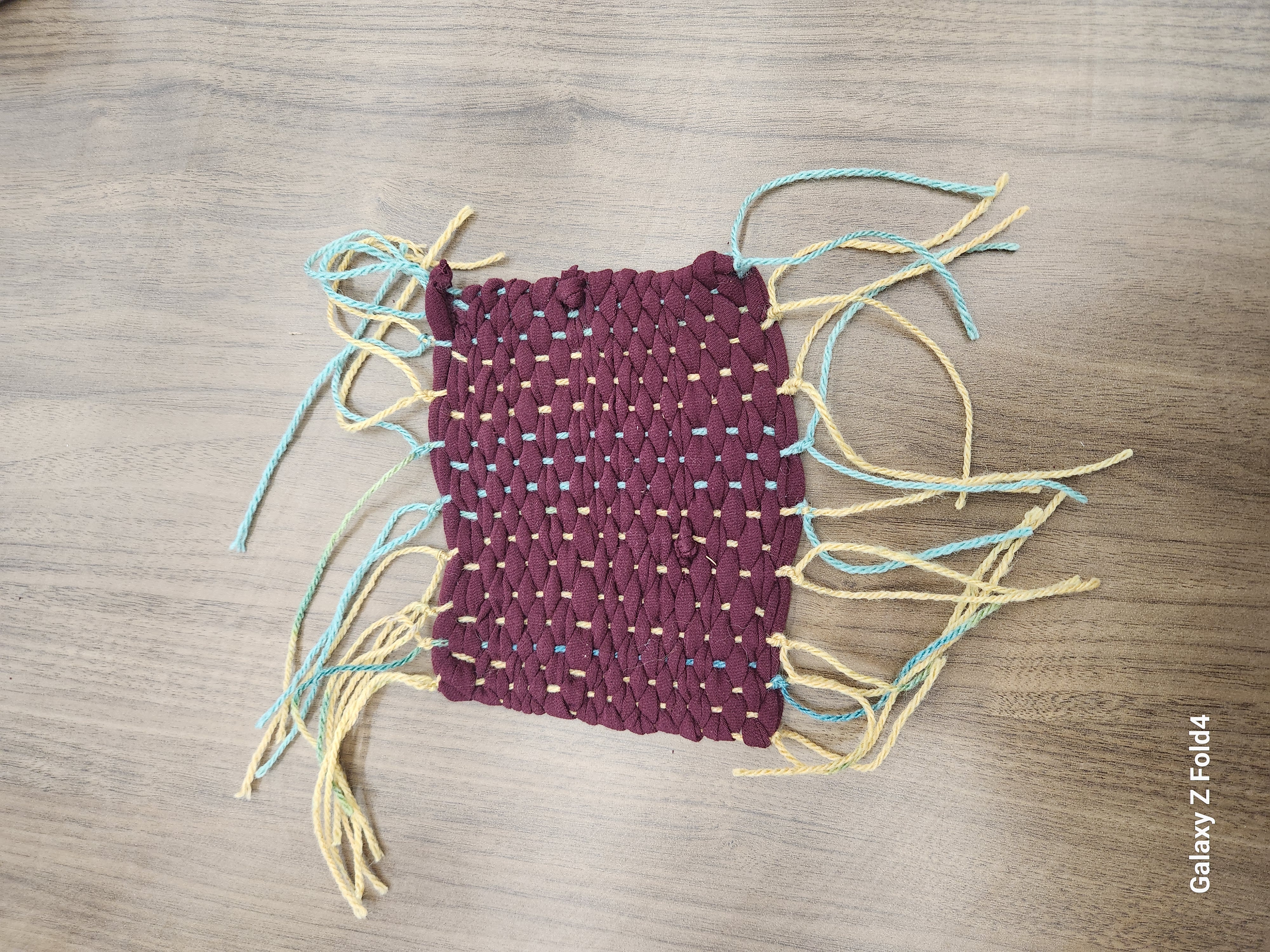 T%20shirt%20yarn%20weaving%20and%20coaster%20making%202